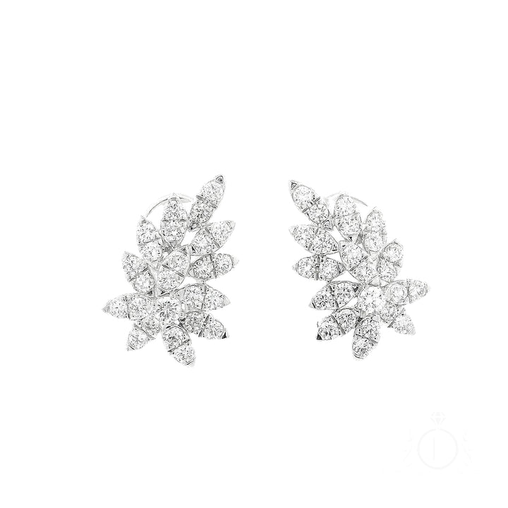Uptown Flowers Statement Earrings for Rent