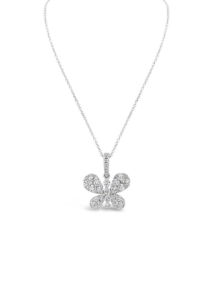 Single Butterfly Pendant - Elgrissy Diamonds