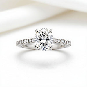 Oval Engagement Ring with Wedding Band: How to Choose the Perfect Match