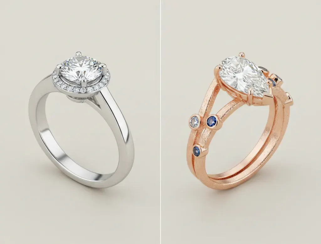 Signature Engagement Rings vs Custom Design