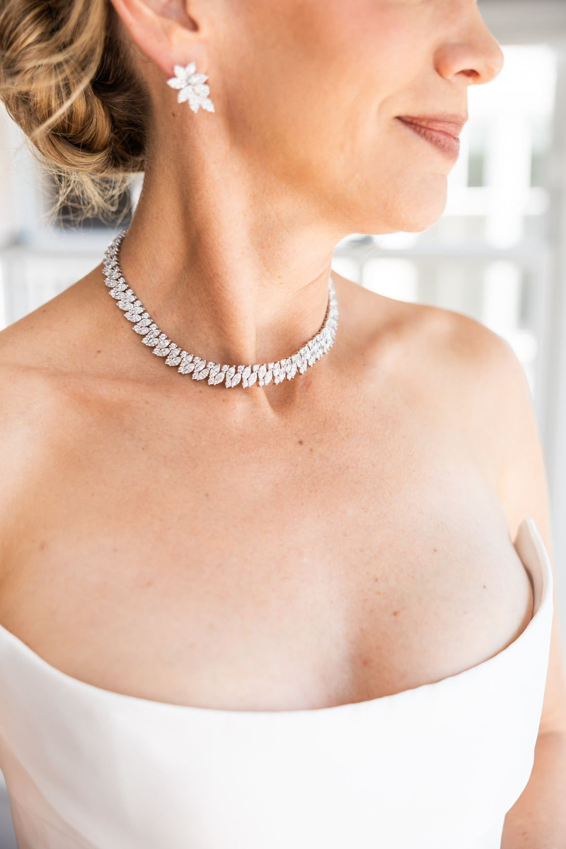 Marquise & Round Necklaces for Rent