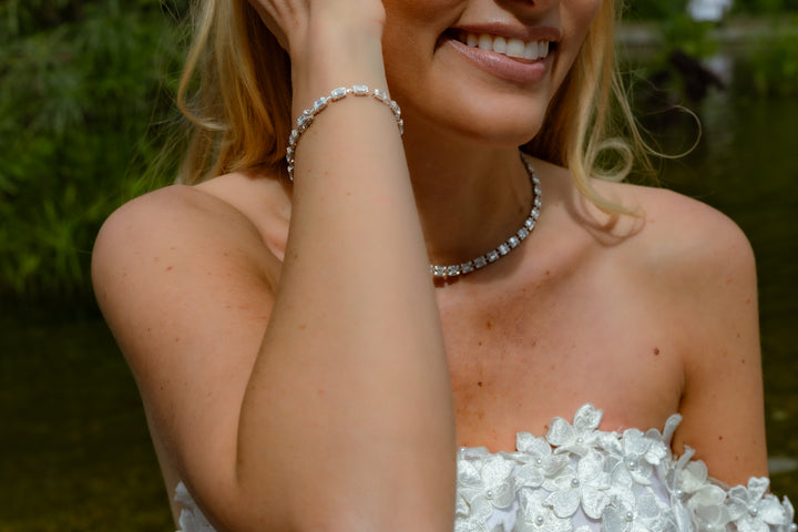 Emerald Illusion Statement Necklace