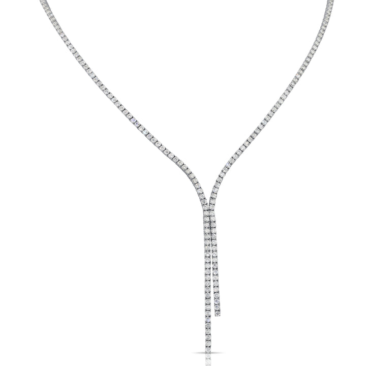 Diamond Lariat Tennis Necklace (8.24 Ct. Tw.) for Sale