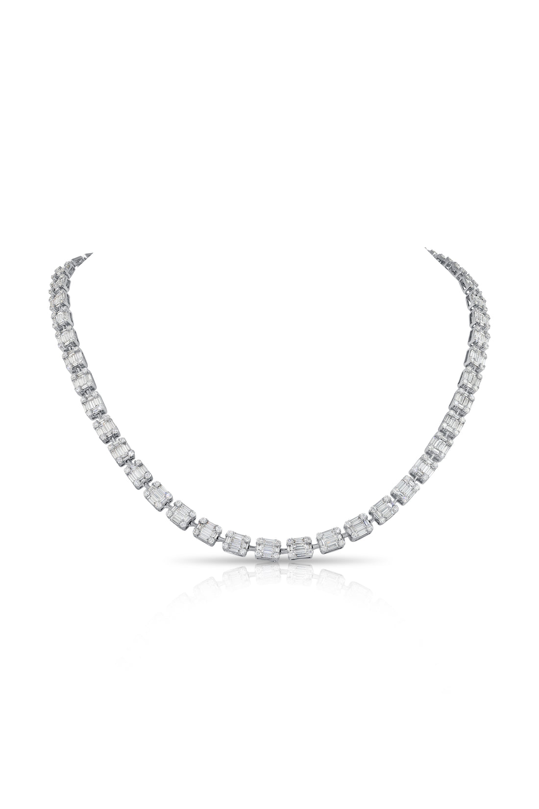 Emerald Illusion Statement Necklace