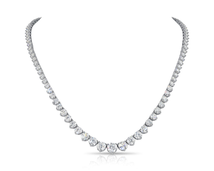 Large Graduated Diamonds Necklace (18.82 Ct. Tw.) for Rent
