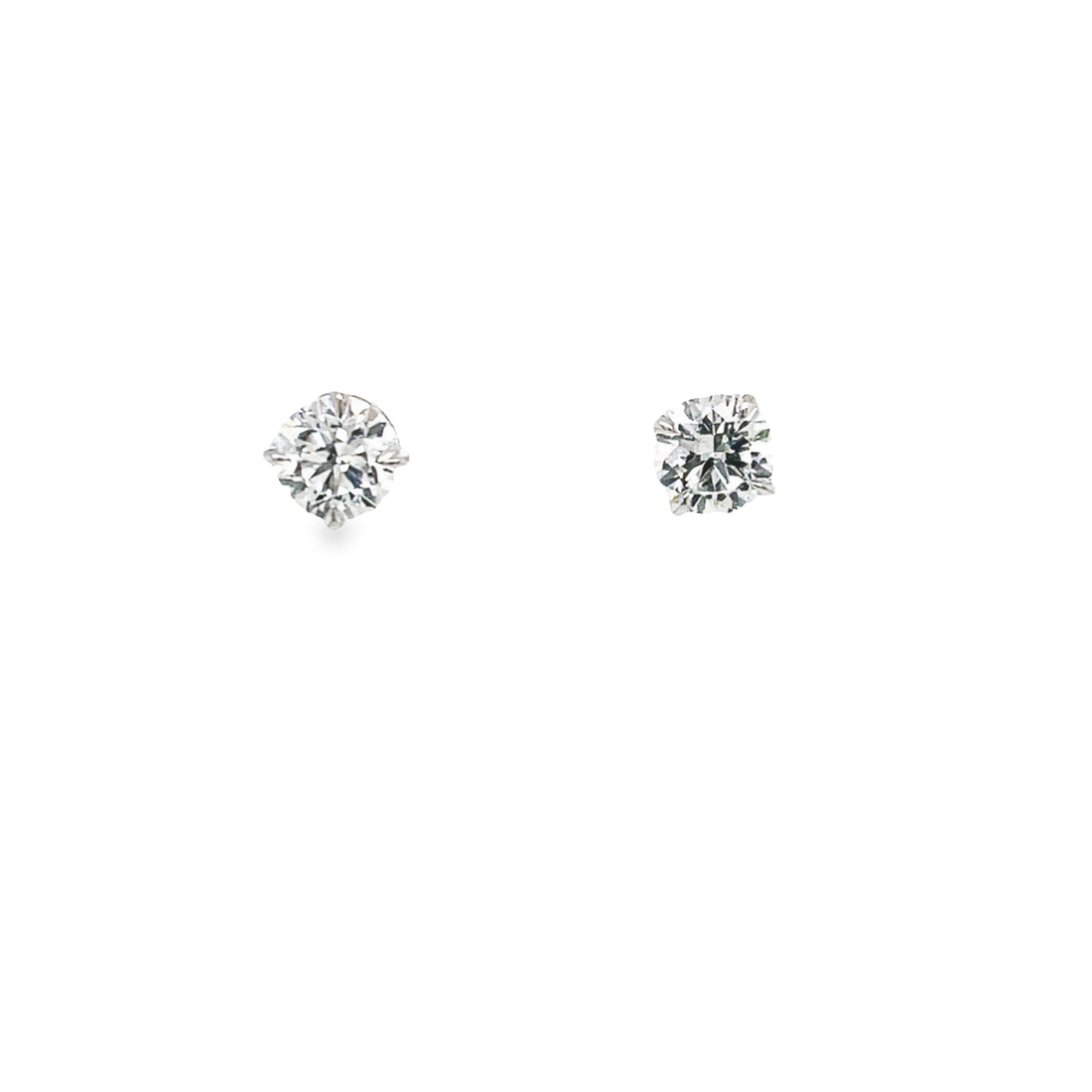 14k White Gold Lab Grown Diamond Studs(6.07ctw)