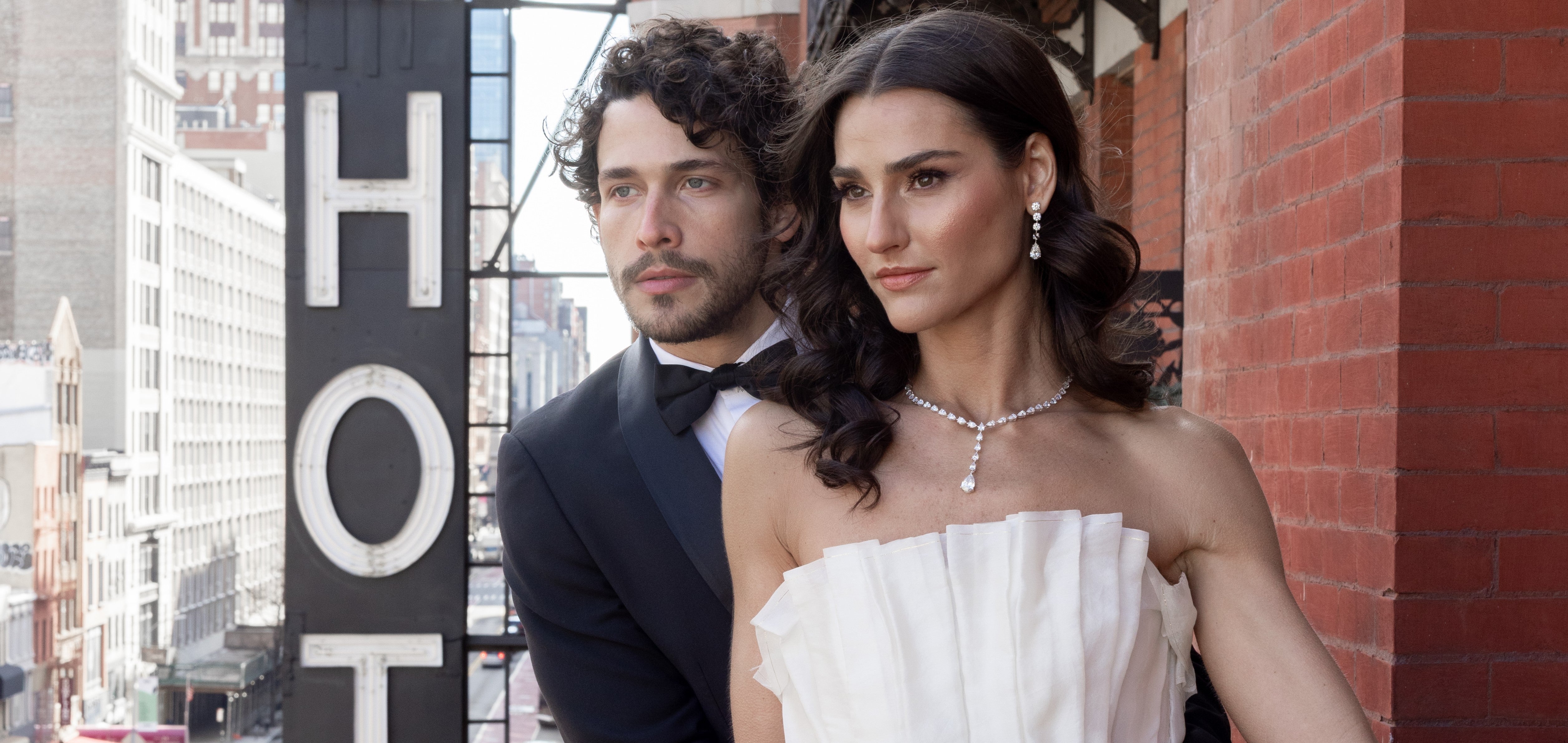 Pear Shape Diamonds Lariat Necklace (30.99 Ct. Tw.) for Rent