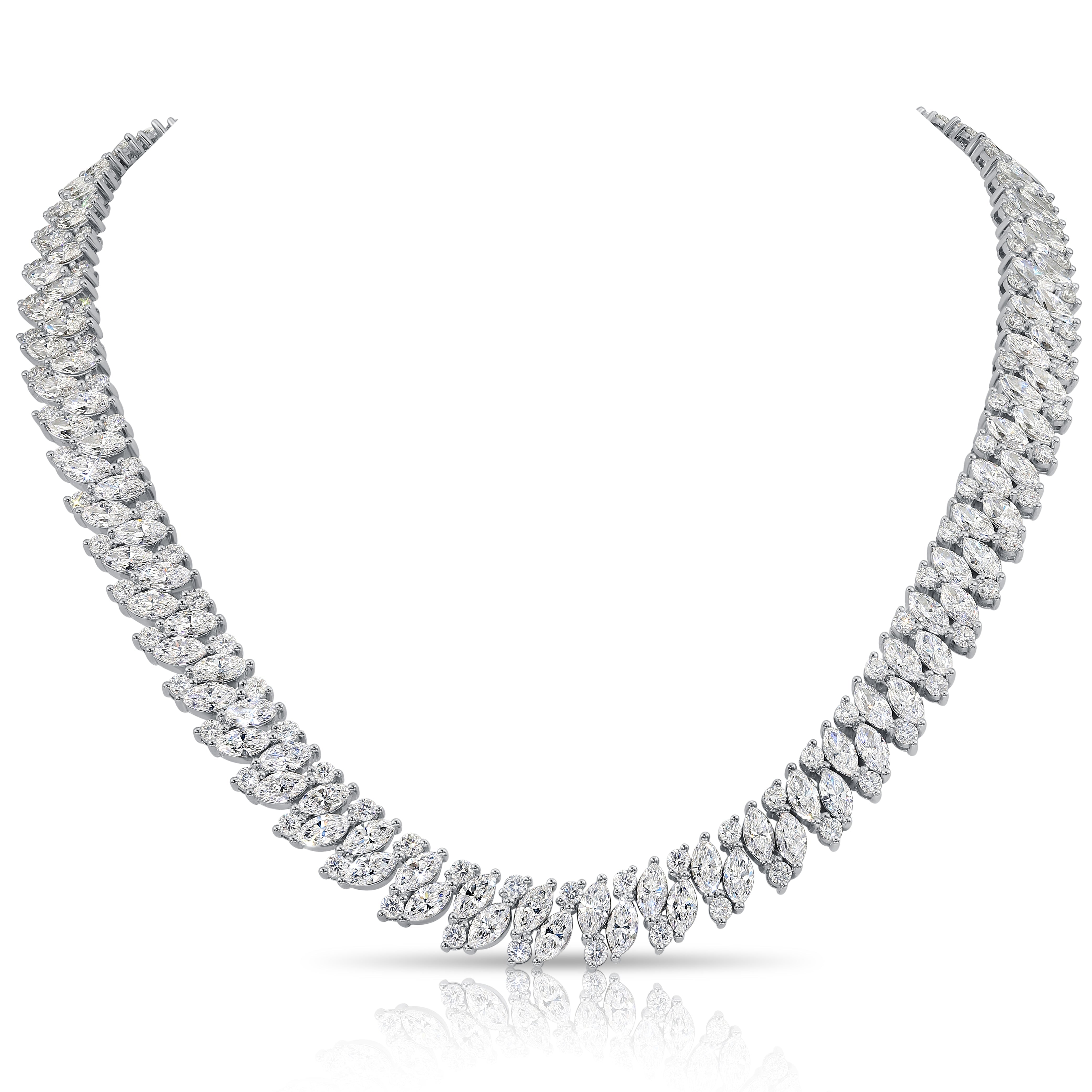 Marquise & Round Necklaces for Rent