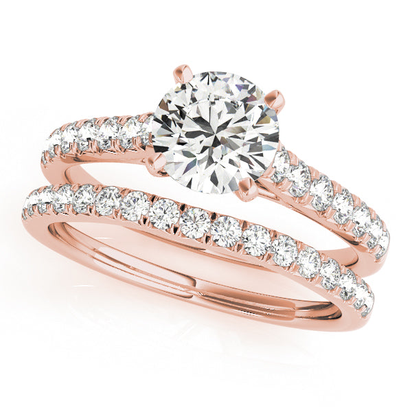 Classic Cathedral Pavé Engagement Ring - Elgrissy Diamonds
