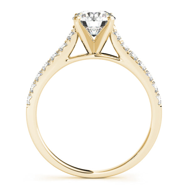 Classic Cathedral Pavé Engagement Ring - Elgrissy Diamonds