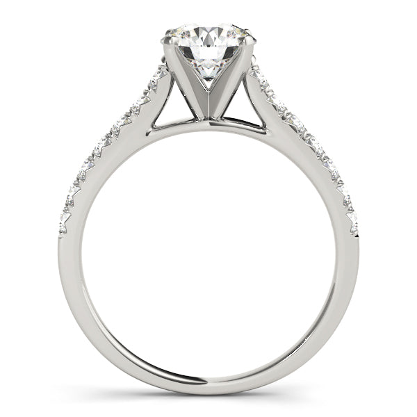 Classic Cathedral Pavé Engagement Ring - Elgrissy Diamonds
