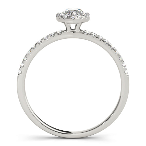Marquise Halo Pavé Diamond Engagement Ring - Elgrissy Diamonds