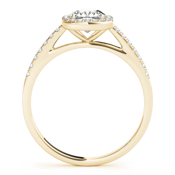 Cushion Halo Cathedral Pavé Engagement Ring - Elgrissy Diamonds