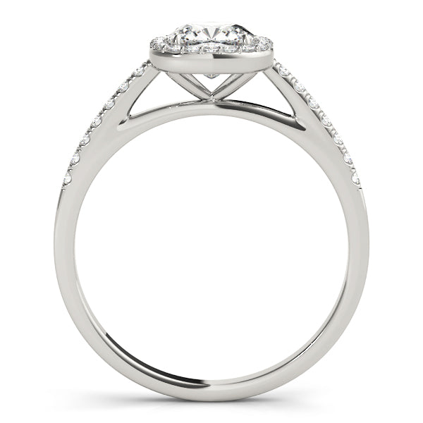 Cushion Halo Cathedral Pavé Engagement Ring - Elgrissy Diamonds