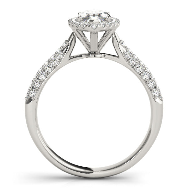 Marquise Halo Royal Pave Diamond Engagement Ring - Elgrissy Diamonds