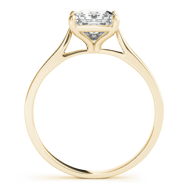 Cathedral Solitaire Princess Cut Engagement Ring - Elgrissy Diamonds