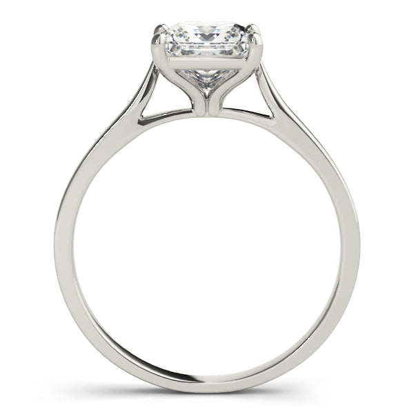 Cathedral Solitaire Princess Cut Engagement Ring - Elgrissy Diamonds