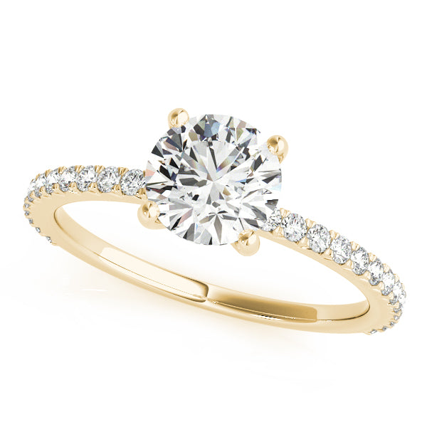 The Signature Petite Pavé Engagement Ring - Elgrissy Diamonds