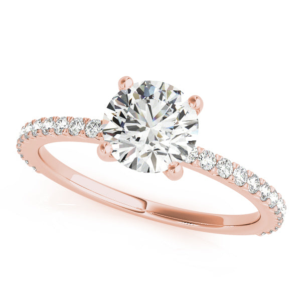 The Signature Petite Pavé Engagement Ring - Elgrissy Diamonds