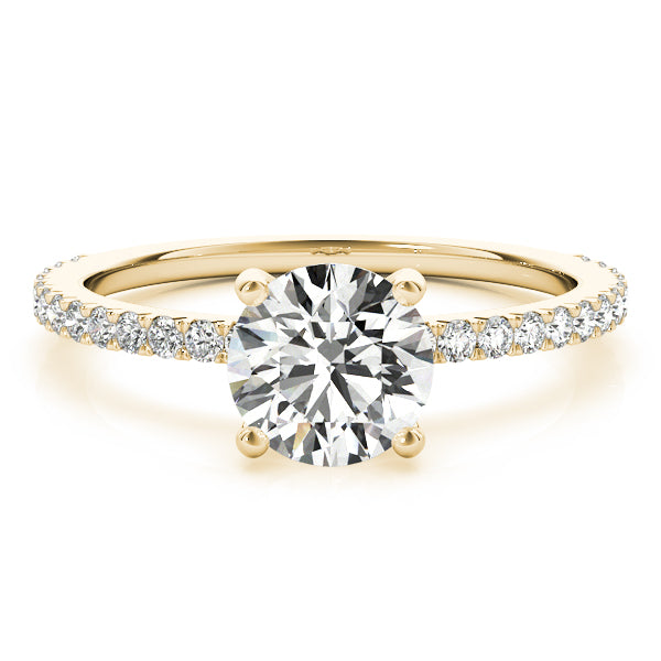 The Signature Petite Pavé Engagement Ring - Elgrissy Diamonds
