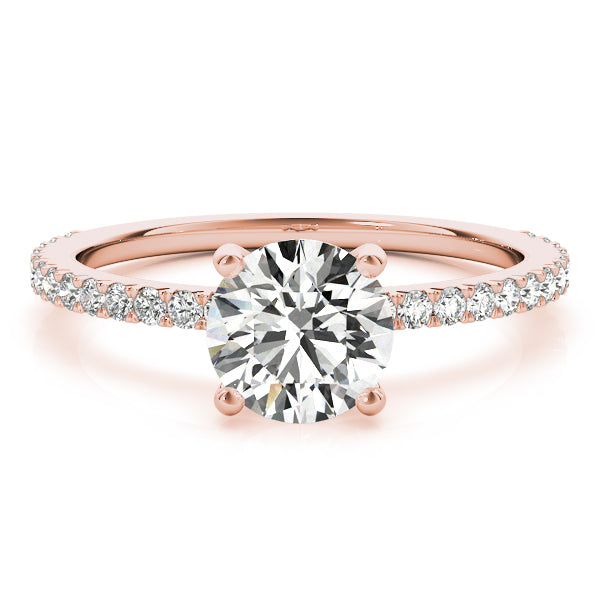 The Signature Petite Pavé Engagement Ring - Elgrissy Diamonds