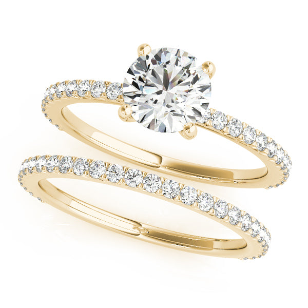 The Signature Petite Pavé Engagement Ring - Elgrissy Diamonds