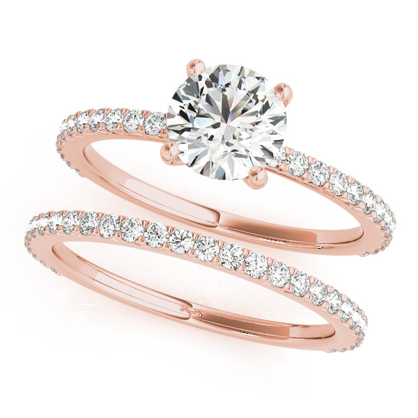 The Signature Petite Pavé Engagement Ring - Elgrissy Diamonds