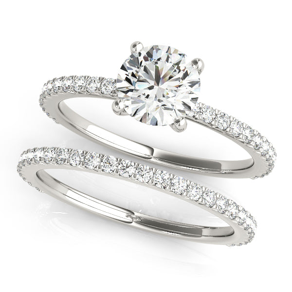 The Signature Petite Pavé Engagement Ring - Elgrissy Diamonds