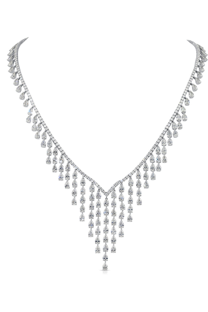 Bridal Lumière Diamond Statement Necklace