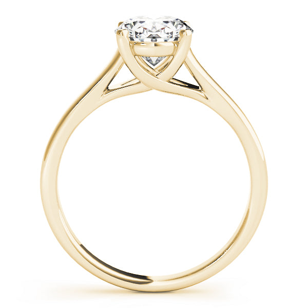 Wide Trellis Oval Engagement Ring - Elgrissy Diamonds