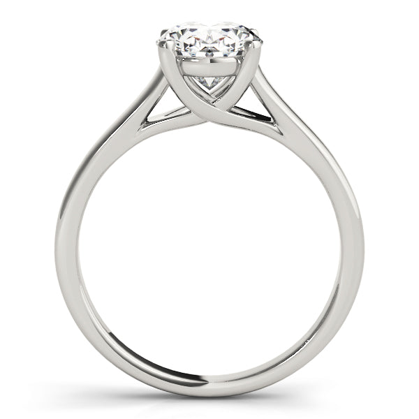 Wide Trellis Oval Engagement Ring - Elgrissy Diamonds