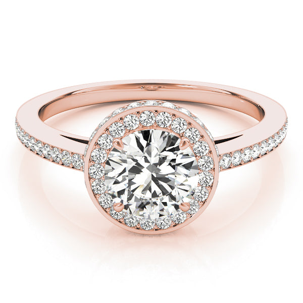 Halo Pavé Wrap Engagement Ring - Elgrissy Diamonds