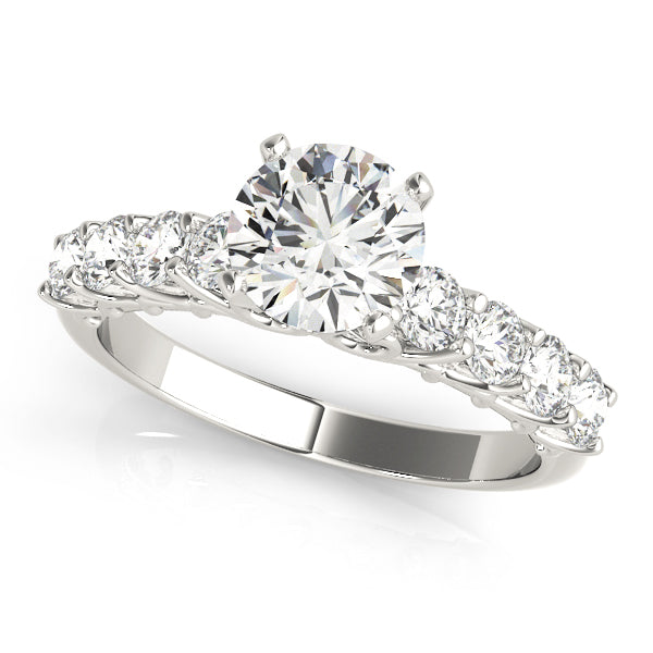 Fishtail Diamond Engagement Ring - Elgrissy Diamonds