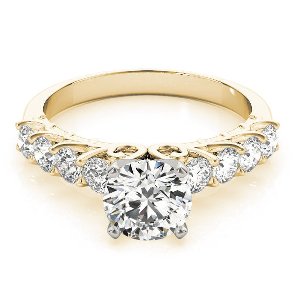 Fishtail Diamond Engagement Ring - Elgrissy Diamonds