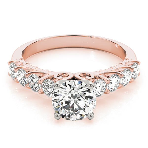 Fishtail Diamond Engagement Ring - Elgrissy Diamonds