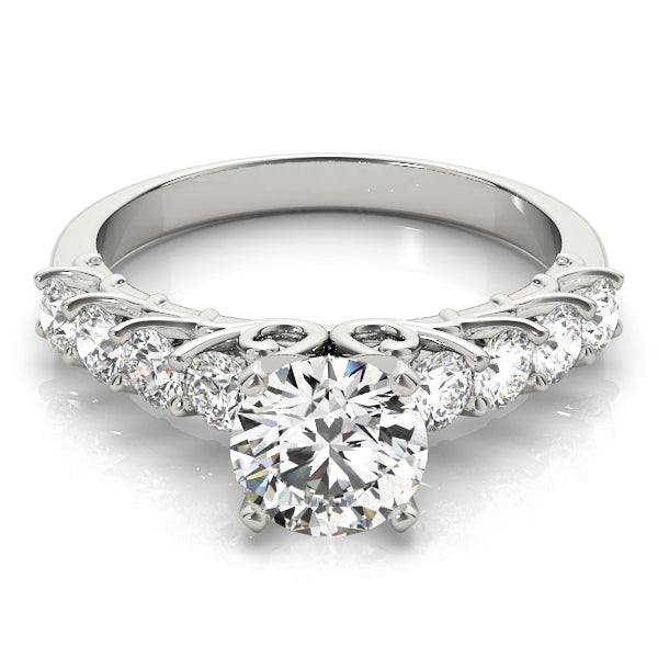 Fishtail Diamond Engagement Ring - Elgrissy Diamonds