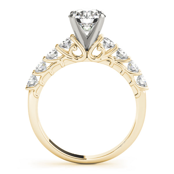 Fishtail Diamond Engagement Ring - Elgrissy Diamonds