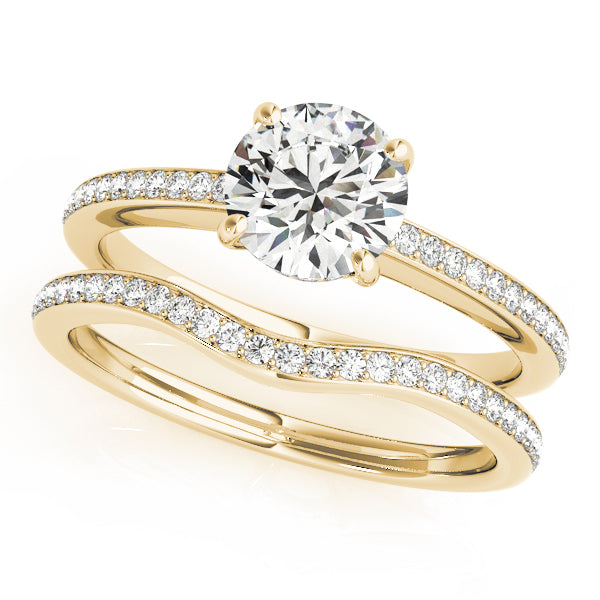 Channel Hidden Halo Engagement Ring - Elgrissy Diamonds