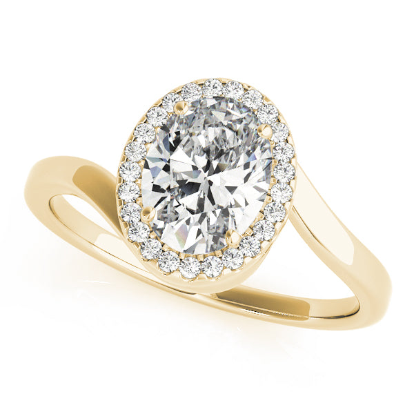 Oval Halo Infinity Engagement Ring - Elgrissy Diamonds