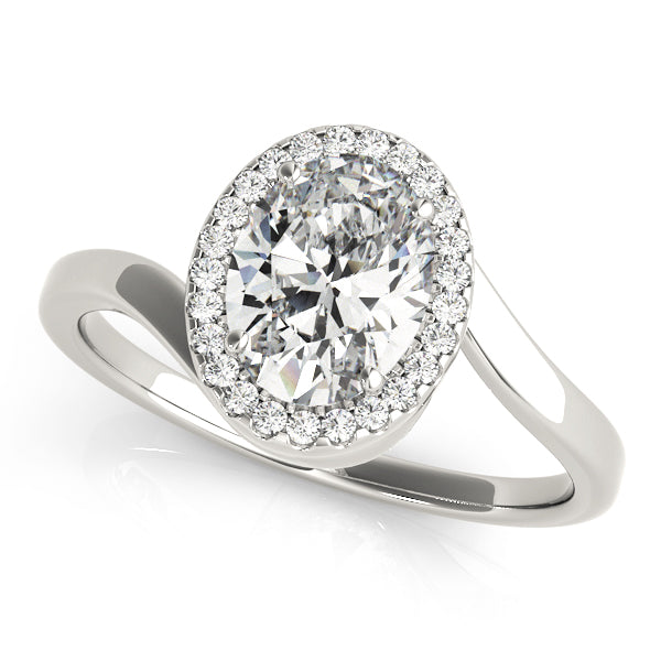 Oval Halo Infinity Engagement Ring - Elgrissy Diamonds