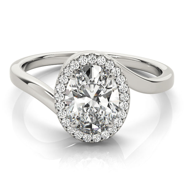 Oval Halo Infinity Engagement Ring - Elgrissy Diamonds