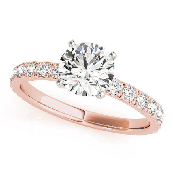 Pavé Diamonds Engagement Ring - Elgrissy Diamonds