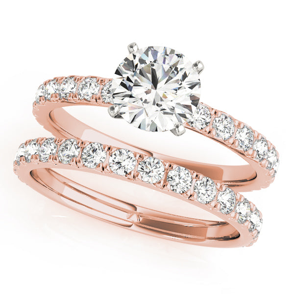Pavé Diamonds Engagement Ring - Elgrissy Diamonds