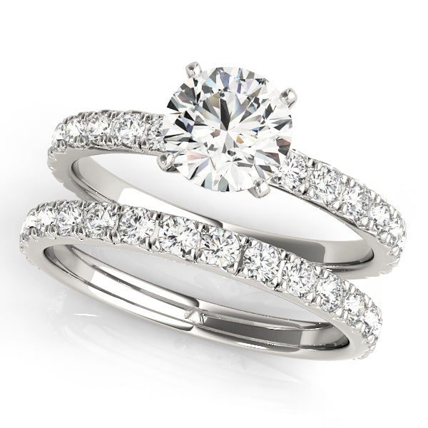Pavé Diamonds Engagement Ring - Elgrissy Diamonds