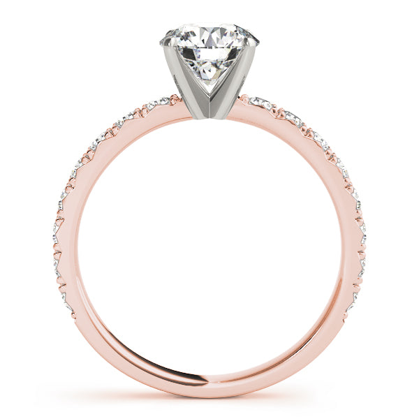 Pavé Diamonds Engagement Ring - Elgrissy Diamonds
