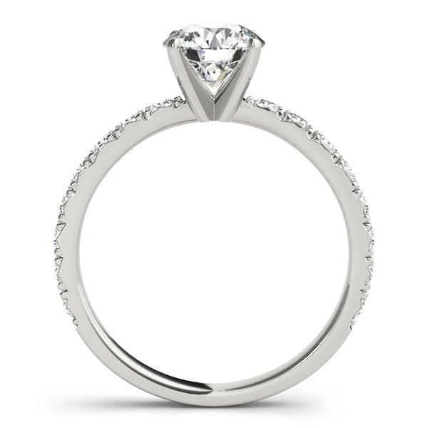 Pavé Diamonds Engagement Ring - Elgrissy Diamonds