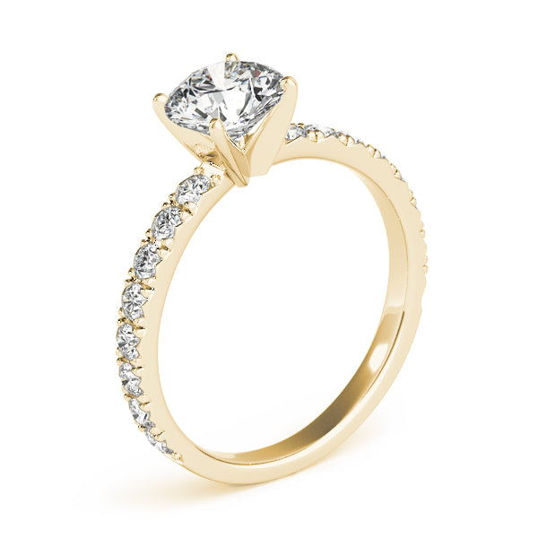 Pavé Diamonds Engagement Ring - Elgrissy Diamonds