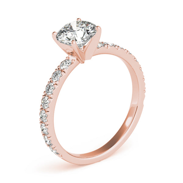 Pavé Diamonds Engagement Ring - Elgrissy Diamonds