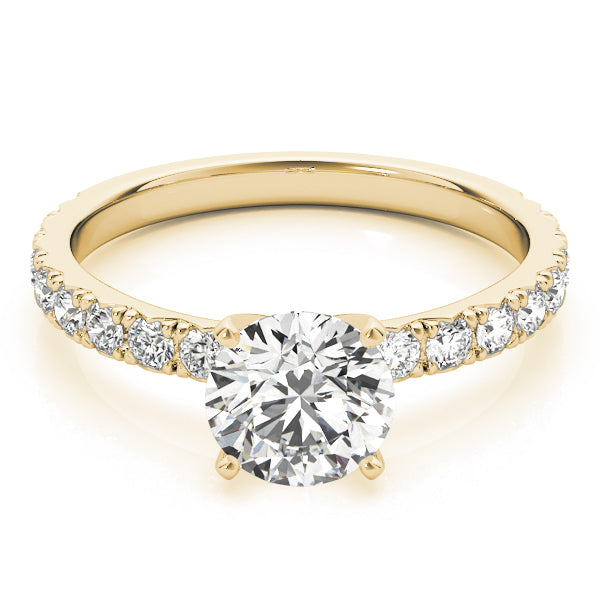 Pavé Diamonds Engagement Ring - Elgrissy Diamonds