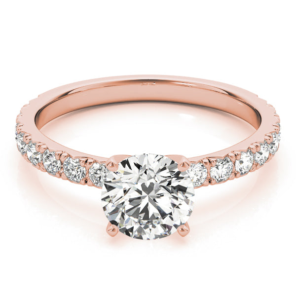 Pavé Diamonds Engagement Ring - Elgrissy Diamonds